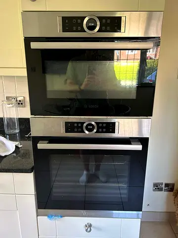 Bosch series 8 oven microwave set in excellent condition