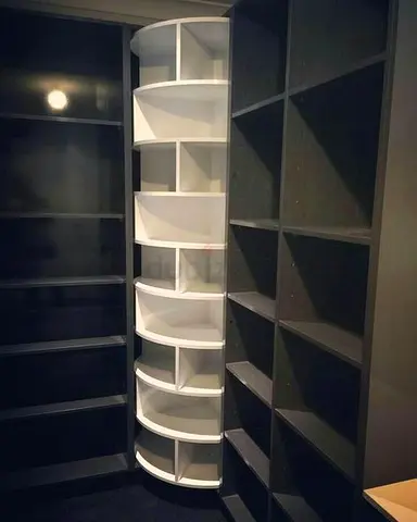 Stylish Rotating Corner Wardrobe