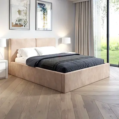 Brand new Queen size bed storage with madical mattress