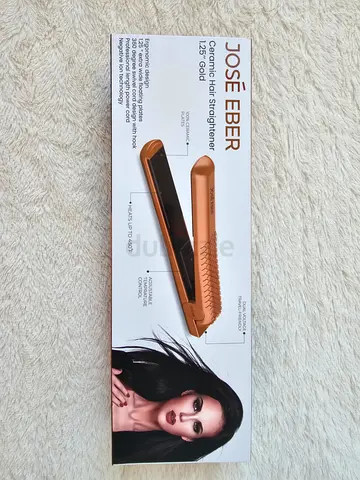 Jose Eber Ceramic Hair Straightener - 1.25 Gold
