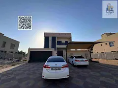 For rent: Modern, two-story corner villa with a large area, central air conditioning, and super delu