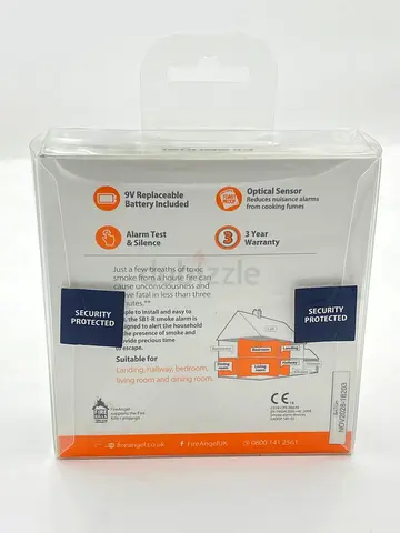 Smart Smoke Alarm with 9V Battery Backup