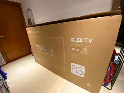 TV Empty Box 85” inches with Foams (Heavy Duty) – Brand New!