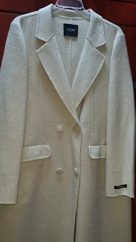 Elegant Cream Overcoat for Sale