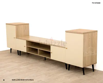 Modern TV Stand with Storage and Minimalist Design