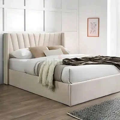 King size bed with hydraulic storage