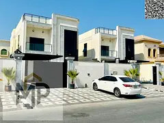 🏡 Luxury villa for sale in Al Rawda 3 – Ajman, super deluxe finishing with luxurious stone and 