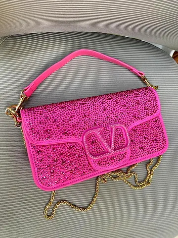 Chic Pink Valentino Chain Bag