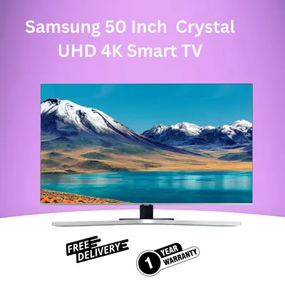 Samsung 50 Inch Crystal UHD 4K Smart TV 2020 50TU8500 - New - Free Delivery All Over UAE