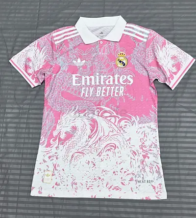 Authentic Real Madrid Pink Jersey - Limited Edition
