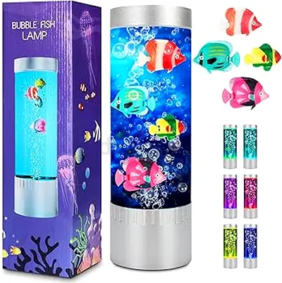Bubble Fish Lamp for Fun and Relaxation