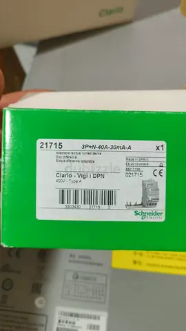 Schneider Electric Clario DPN 30mA Type A 3P+N-40A Circuit Breaker for Sale