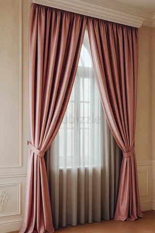 Elegant Two-Tone Curtains for a Chic Home Decor