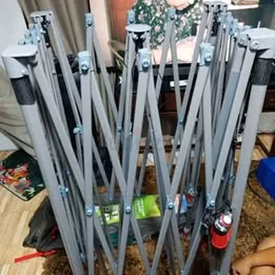 Coleman 3.4 x 3.4 m Gazebo. with mosketonet and inside lights