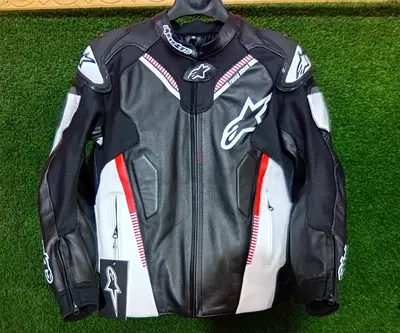 Alpinestar Motorcycle Motorbike Racing CE Leather Track Jacket