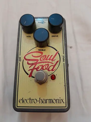 Great little creamy overdrive - old school . Easy edge of breakup .
