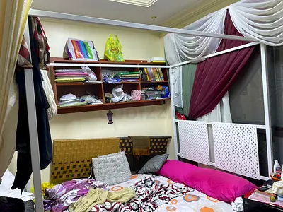 Bed with Matress for sale in Al Ain