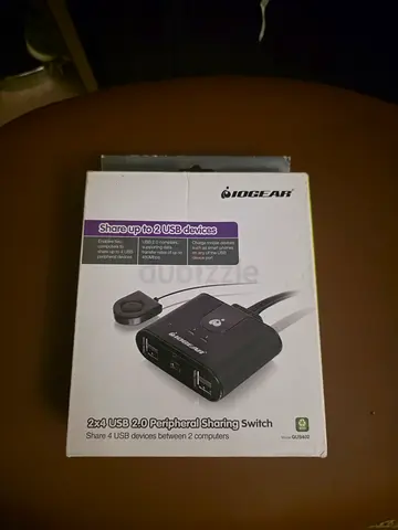 IOGEAR 2x4 USB 2.0 Peripheral Sharing Switch. Brandnew. Worth Over AED 300. Selling: AED 95 only!