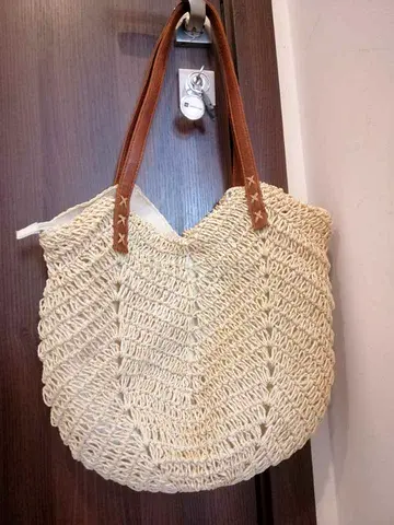 Charming Handmade Woven Tote Bag