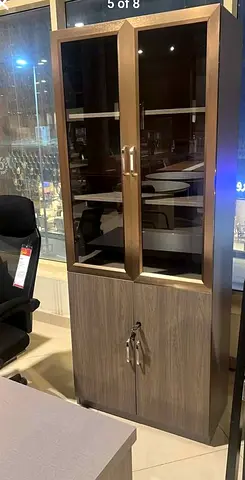 Modern and Elegant Glass-Front Cabinet
