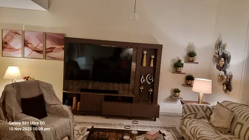 Modern Entertainment Center with Stylish Decor