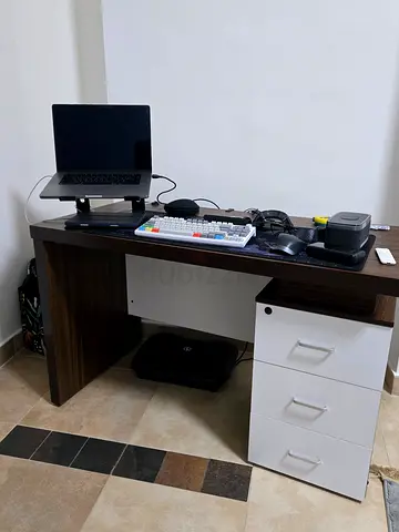 Modern and Functional Study Table with Storagep