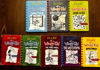 WoW deal::As new 8 Diary of a Whimpy Kid both hard  and paper cover (fixed price)