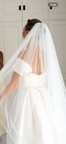 Sparkled Shiny Wedding Veil