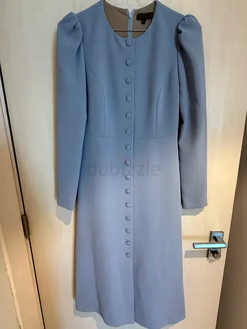 1811 light blue midi dress