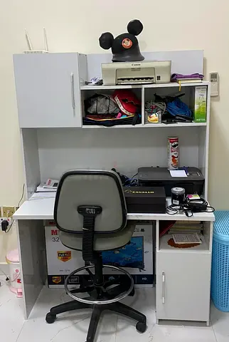 Functional Study Table and Chair Combo for Sale