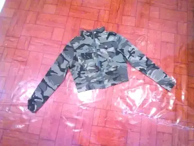 Stylish Camouflage Cropped Jacket for Sale
