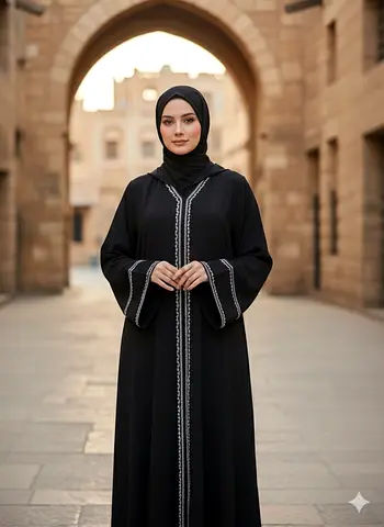 Beautiful black premium abaya, brand new condition. Soft and comfortable fabric, suitable for everyd
