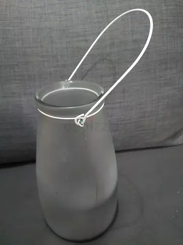 Forsted Candle Bottle holder