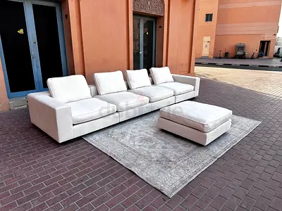 Marina home feather  filled sofa