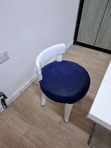 Dining table with Stylish colourful chairs