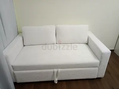Cozy White Sofa Bed for Sale!