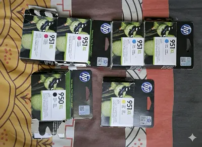 HP Ink Cartridges Bundle - High Quality Prints