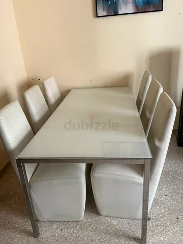 Dining table with 6 chairs