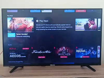 40 inch Hisense LED (semi-smart)