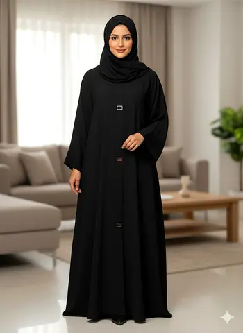 Elegant Black Abaya for Sale
