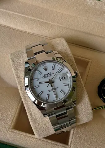 SC Rolex DateJust White Plain 1-1