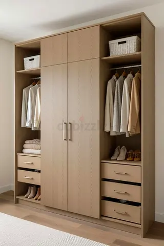 Stylish Wooden Wardrobe with Ample Storage
