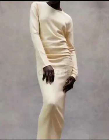 Zara long yellow Dress M