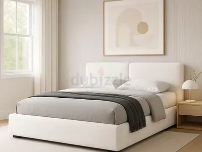 Elegant Modern Bed Frame with Headboard