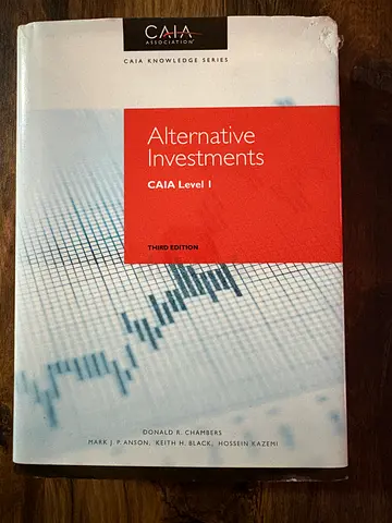 Alternative Investments CAIA Level I