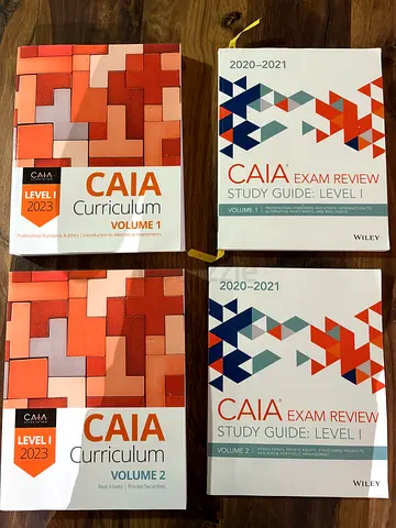 CAIA Curriculum books