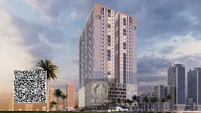 Apartment for sale in Bluebell Residence, Ajman, featuring the latest designs inspired by the bluebe