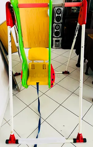 Colorful Baby Swing for Fun and Playtime