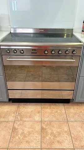 Smeg Cooker Stove with Ceramic Hob 90 cm Stainless Steel