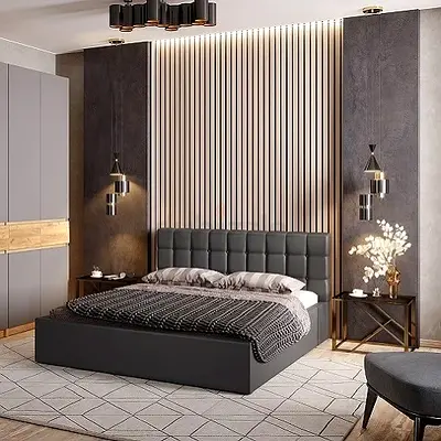 Elegant beautiful 200*200super king size Bed